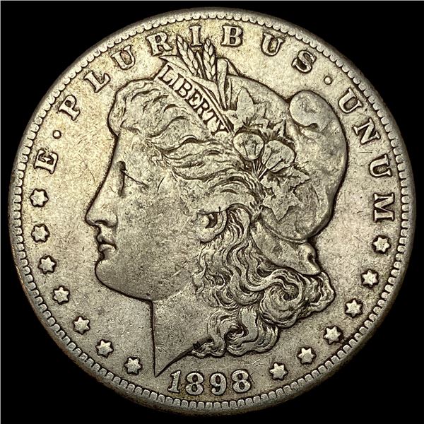 1898-S Silver Morgan Dollar NEARLY UNCIRCULATED