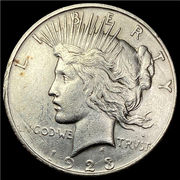 1923-D Silver Peace Dollar CLOSELY UNCIRCULATED