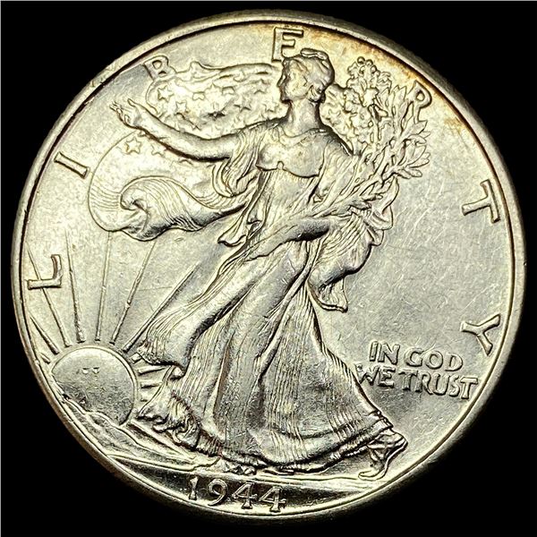 1944-D Silver Walking Liberty Half Dollar CHOICE AU