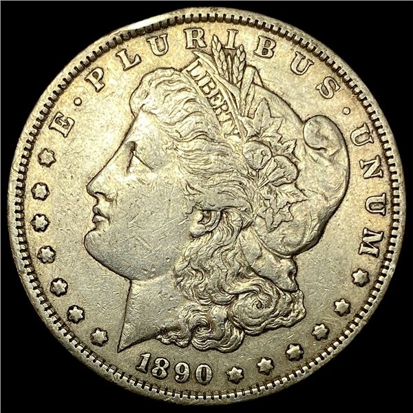 1890-S Silver Morgan Dollar NEAR UNC