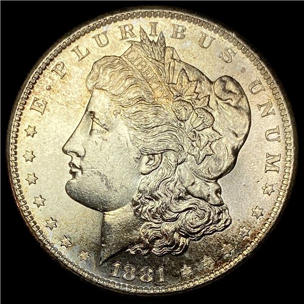 1881-S Silver Morgan Dollar CHOICE BU