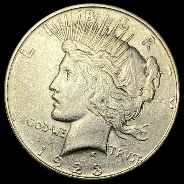 1923-D Silver Peace Dollar CLOSE UNC