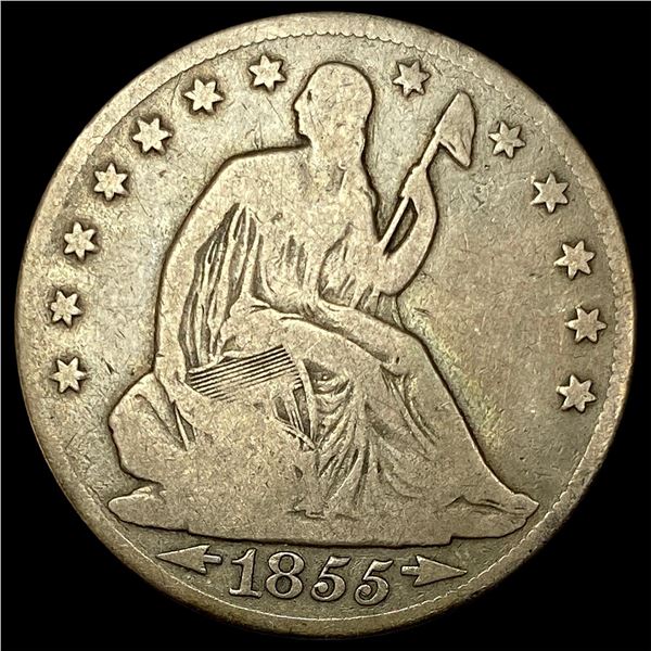 1855-O Silver Half Dollar NICELY CIRCULATED