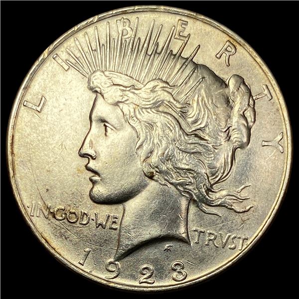 1923 Silver Peace Dollar CLOSELY UNCIRCULATED
