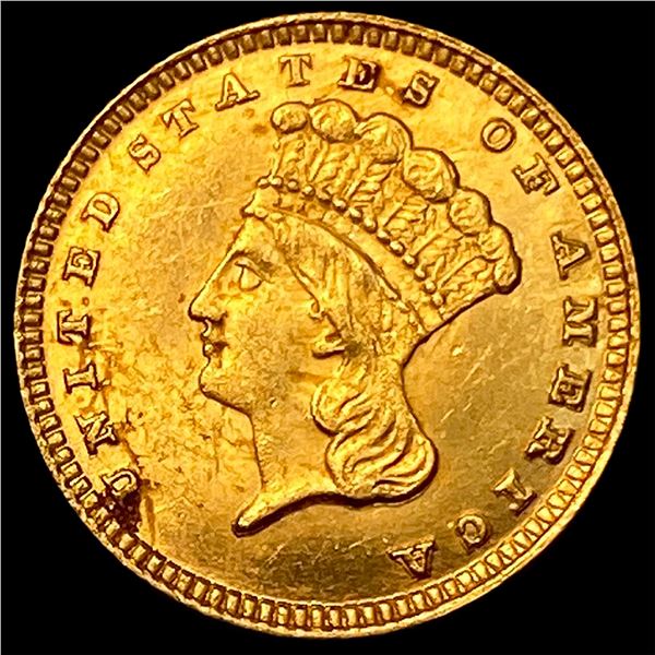 1883 Gold $1 Indian Princess Head UNCIRCULATED