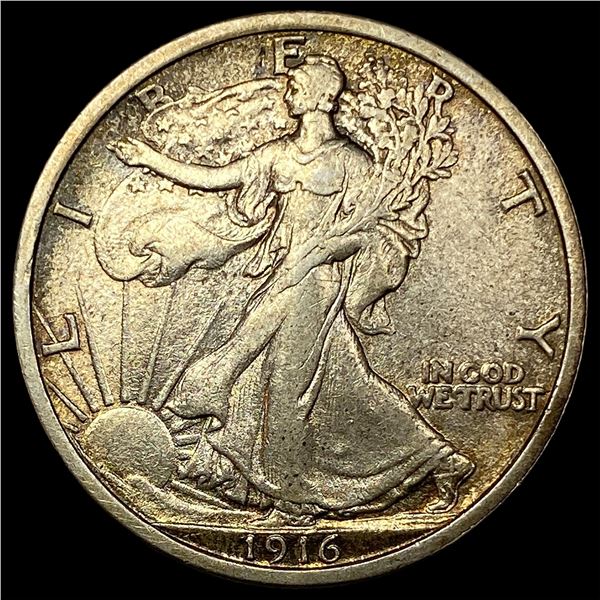 1916 Walking Liberty Half Dollar CLOSELY UNCIRCULATED