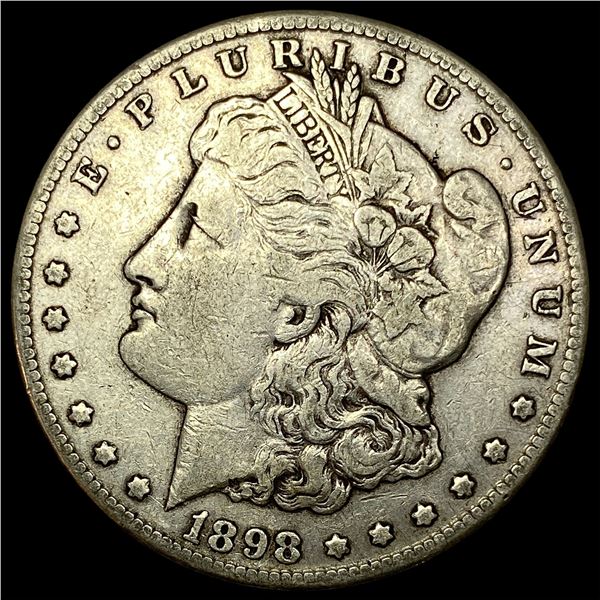1898-S Silver Morgan Dollar LIGHTLY CIRCULATED