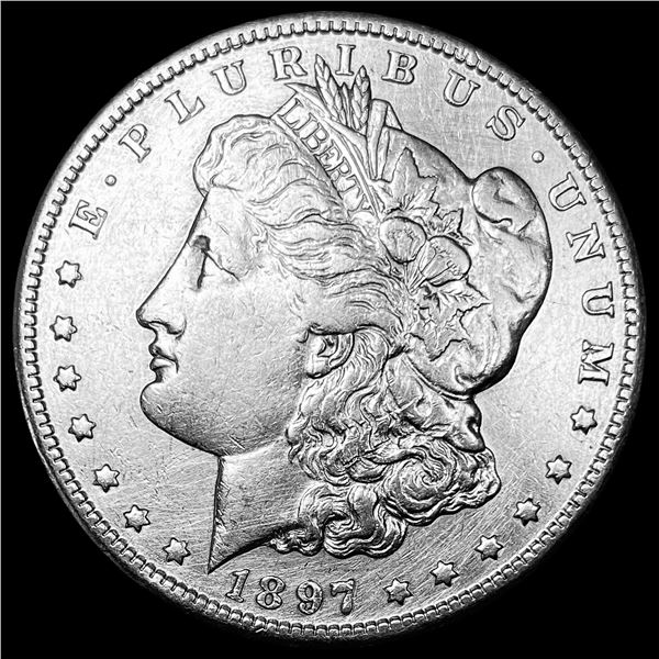 1897-S Silver Morgan Dollar NEARLY UNCIRCULATED