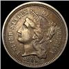 Image 1 : 1881 Nickel Three-Cent Piece NEARLY UNCIRCULATED