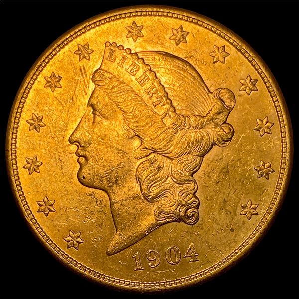 1904-S Gold $20 Liberty Head Double Eagle UNCIRCULATED