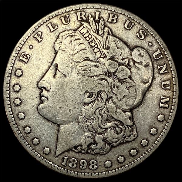 1898-S Silver Morgan Dollar LIGHTLY CIRCULATED