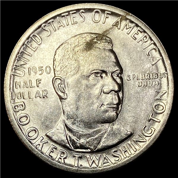 1950-S Silver Booker T. Washington Half Dollar CHOICE BU