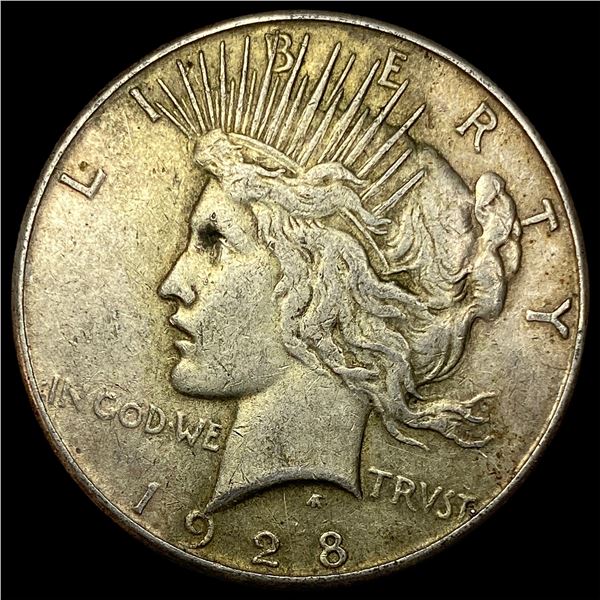 1928-S Silver Peace Dollar CLOSELY UNCIRCULATED