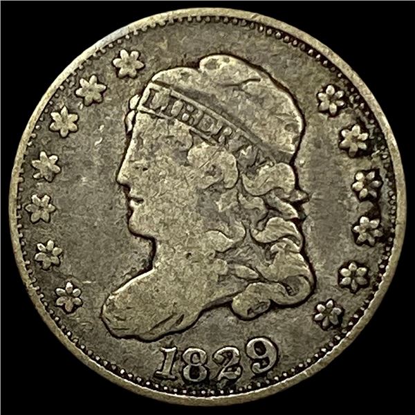 1829 Capped Bust Half Dime LIGHTLY CIRCULATED