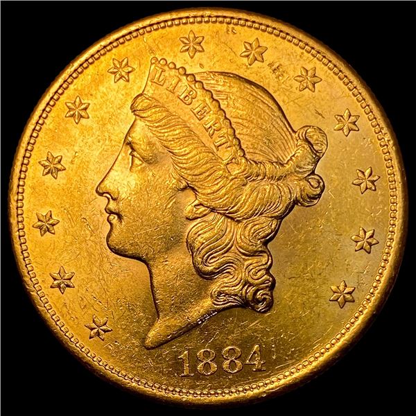 1884 Liberty Head $20 Double Eagle UNCIRCULATED
