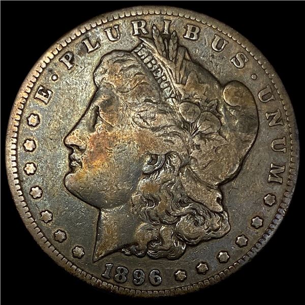 1896-S Silver Morgan Dollar NICELY CIRCULATED