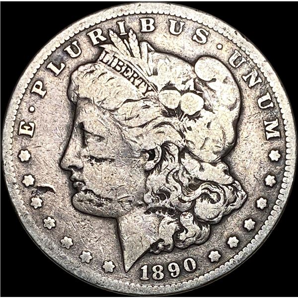 1890-CC Silver Morgan Dollar LIGHTLY  CIRCULATED