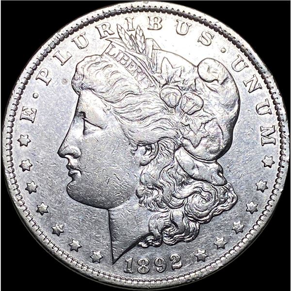 1892 Silver Morgan Dollar CLOSELY  UNCIRCULATED