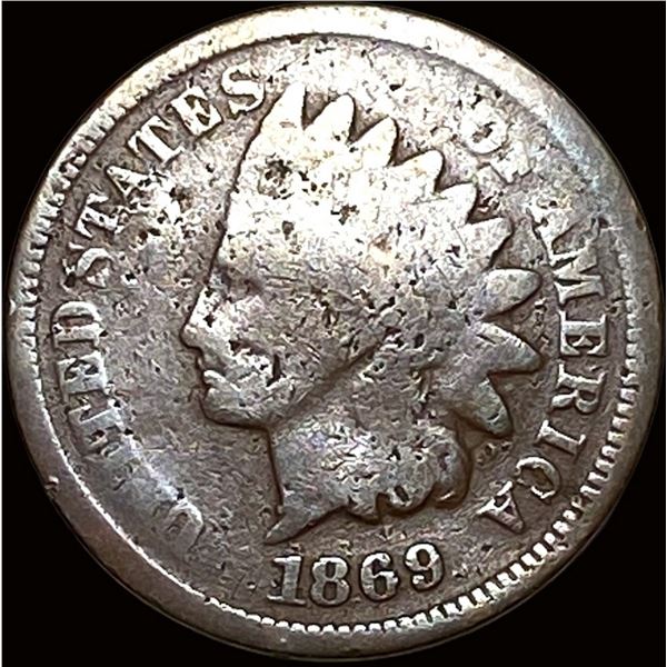 1869 Indian Head Cent NICELY CIRCULATED