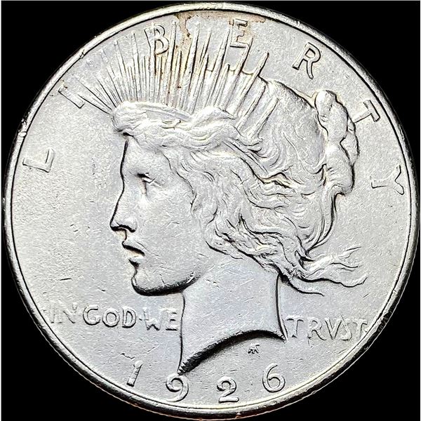 1926-D Silver Peace Dollar CLOSELY UNC