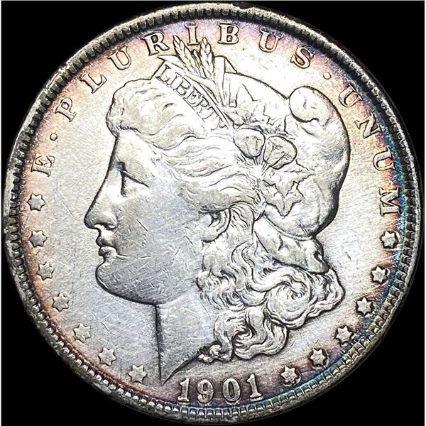 1901 Silver Morgan Dollar CLOSELY  UNCIRCULATED
