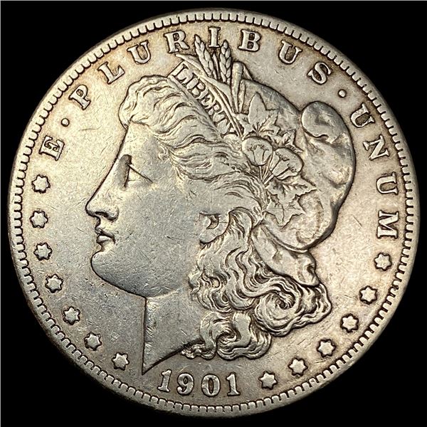 1901-S Silver Morgan Dollar NEARLY  UNCIRCULATED