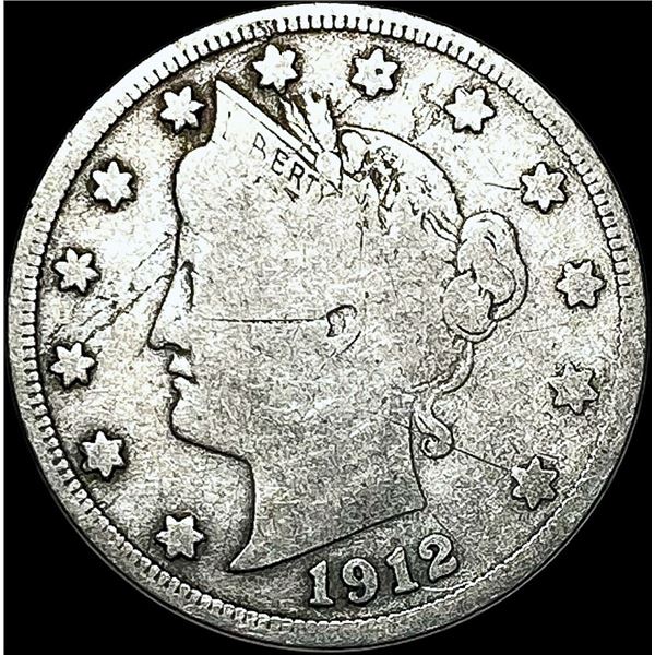 1912-S Liberty Head Nickel NICELY CIRCULATED