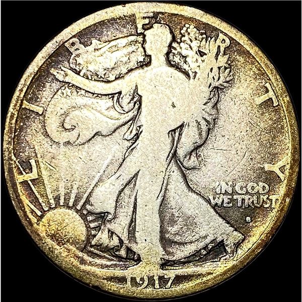 1917-S Walking Liberty Half Dollar NICELY CIRCULATED