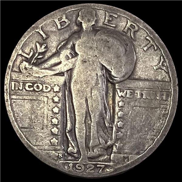 1927-S Standing Liberty Quarter NICELY CIRCULATED