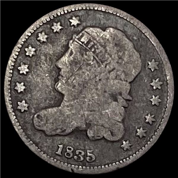 1835 Capped Bust Half Dime NICELY CIRCULATED