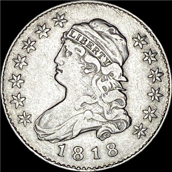 1818 Capped Bust Quarter CLOSELY UNCIRCULATED