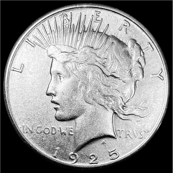 1925-S Silver Peace Dollar CLOSELY  UNCIRCULATED