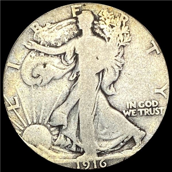 1916 Walking Liberty Half Dollar NICELY CIRCULATED