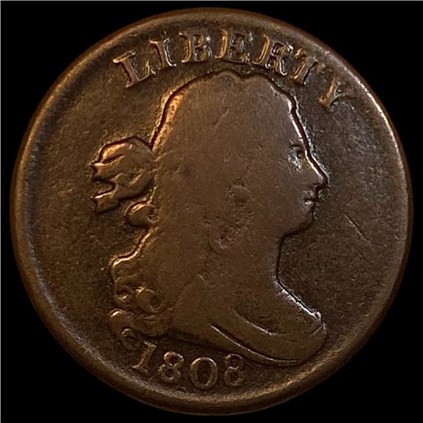 1808 Classic Head Half Cent LIGHTLY CIRCULATED