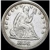 Image 1 : 1858 Seated Liberty Silver Quarter NEARLY UNCIRCULATED
