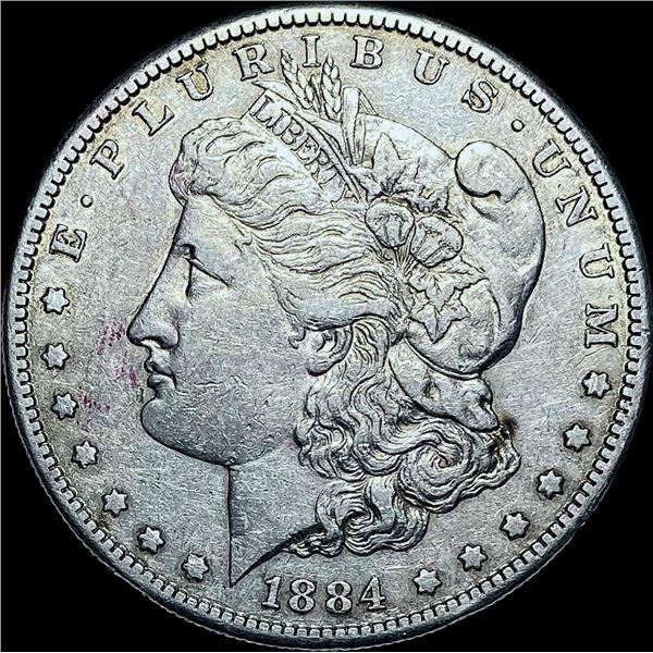 1884-S Silver Morgan Dollar CLOSELY UNCIRCULATED