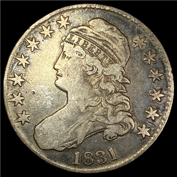 1831 Capped Bust Half Dollar LIGHTLY  CIRCULATED