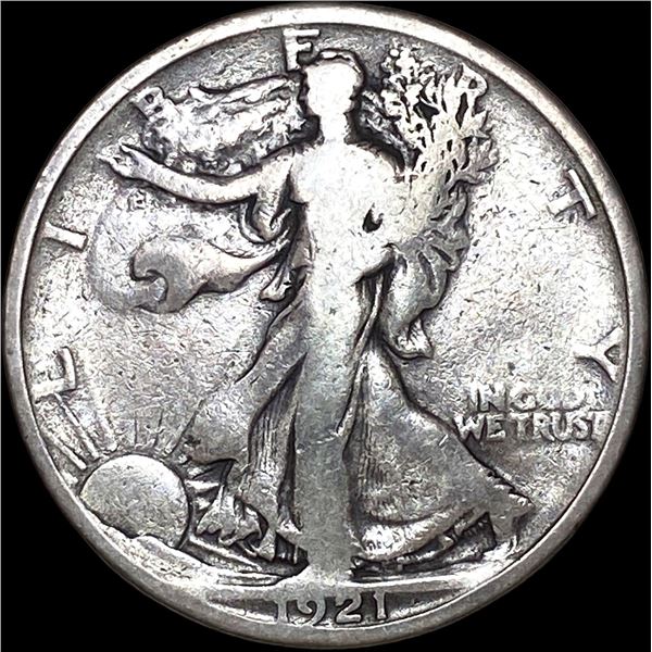 1921 Walking Liberty Half Dollar NICELY  CIRCULATED