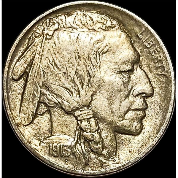 1913-D Type 1 Buffalo Nickel CHOICE AU