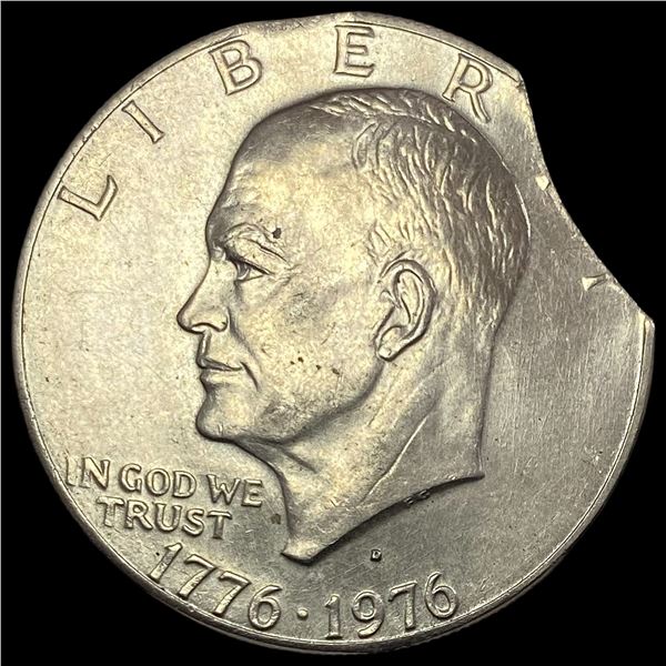 1976 Eisenhower Silver Dollar Clipped UNCIRCULATED
