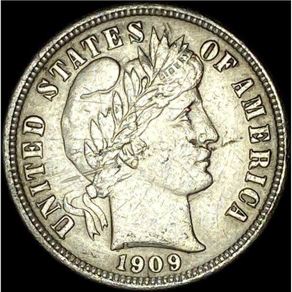 1909-O Silver Barber Dime LIGHTLY CIRCULATED