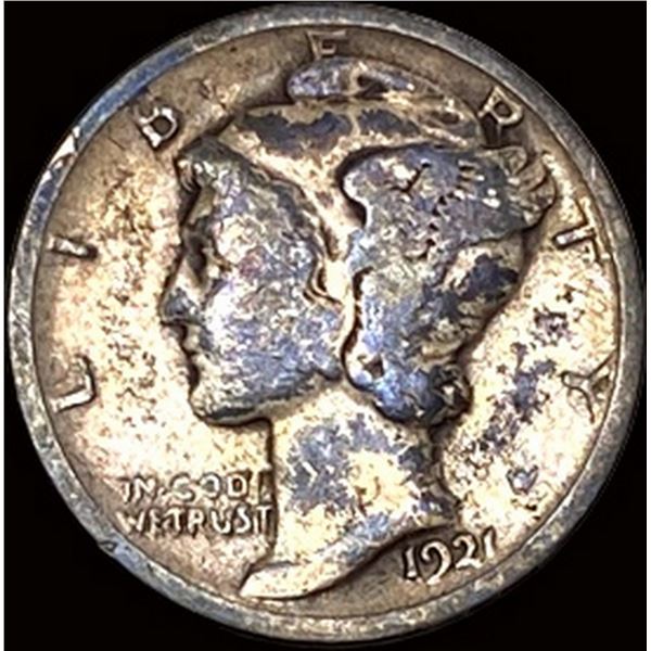1921 Mercury Dime NICELY CIRCULATED