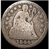 Image 1 : 1844 Seated Liberty Dime NICELY CIRCULATED