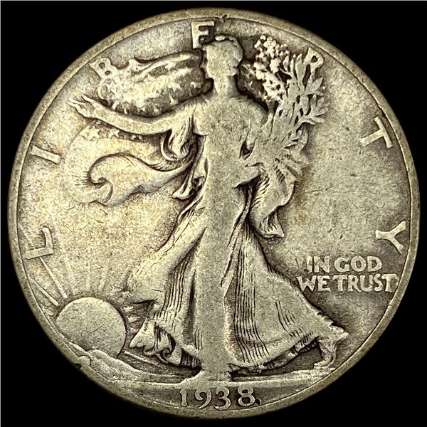 1938-D Walking Liberty Half Dollar NICELY  CIRCULATED