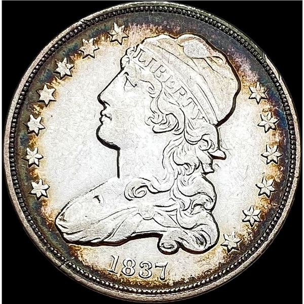 1837 Capped Bust Silver Quarter CLOSELY UNCIRCULATED