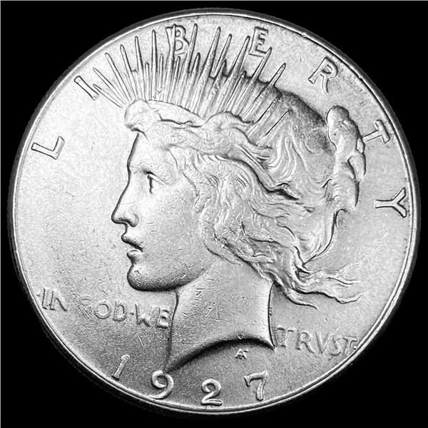 1927-S Silver Peace Dollar CHOICE AU