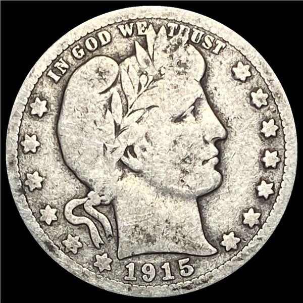 1915-S Barber Silver Quarter HIGH GRADE