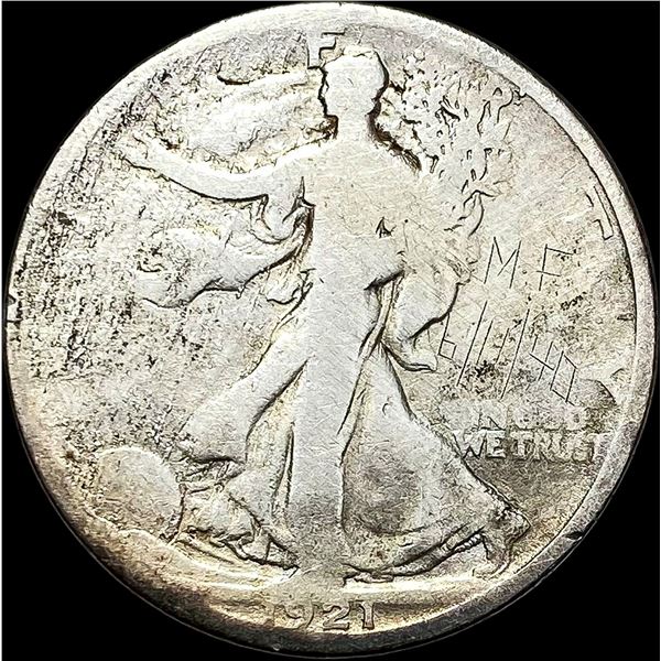 1921-D Silver Walking Liberty Half Dollar HIGH GRADE
