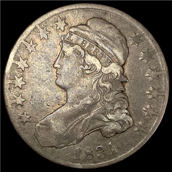 1831 Capped Bust Half Dollar LIGHTLY  CIRCULATED