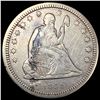 Image 1 : 1859 Seated Liberty Silver Quarter LIGHTLY  CIRCULATED